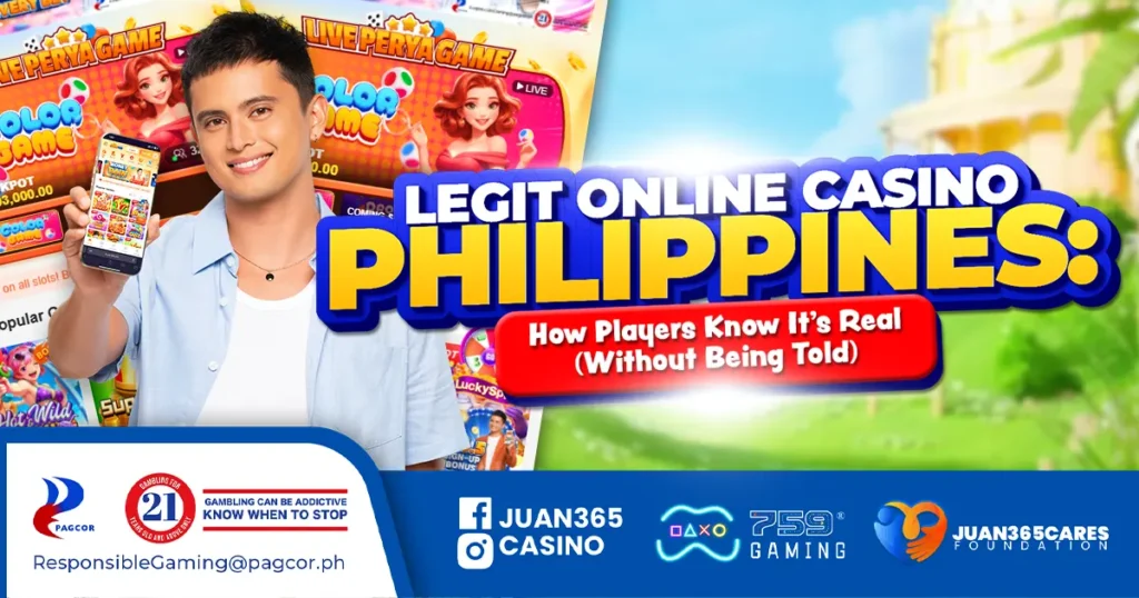 legit online casino philippines how players know it’s real without being told