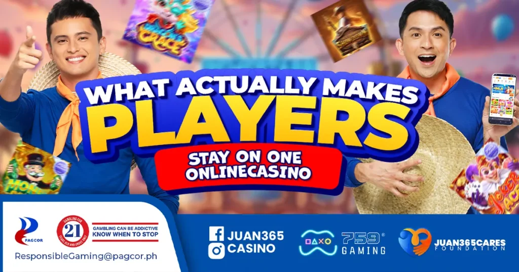 what actually makes players stay on one onlinecasino
