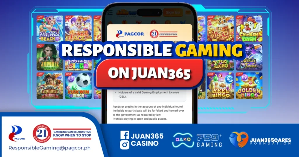 responsible gaming on juan365