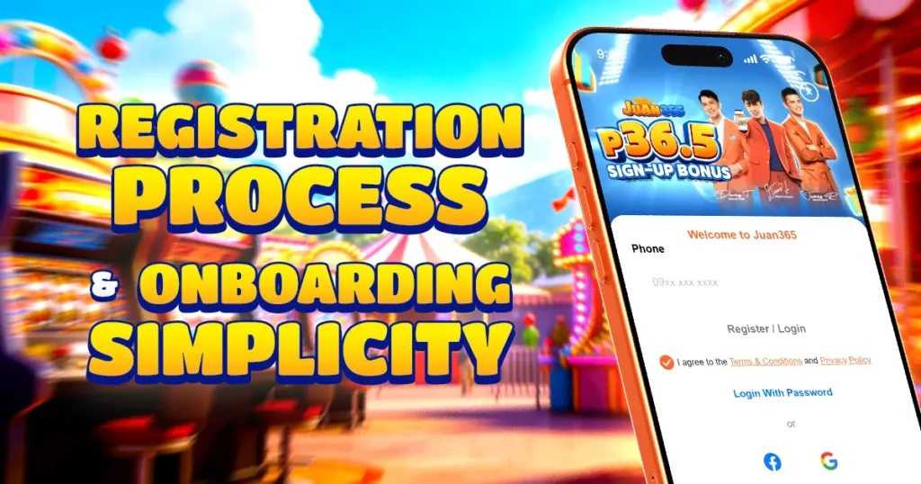 registration process and onboarding simplicity