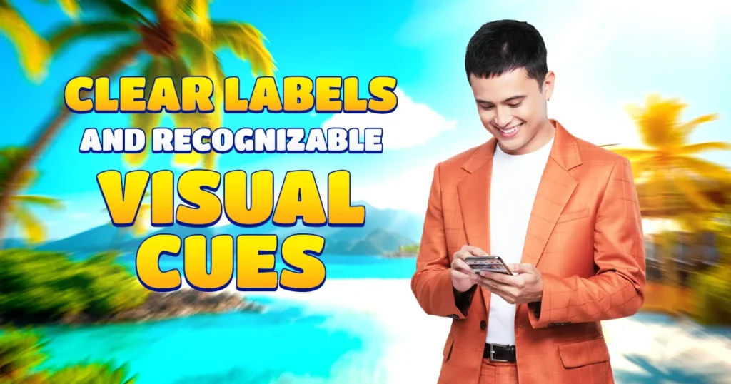 juan 365ph interface: clear labels and recognizable visual cues